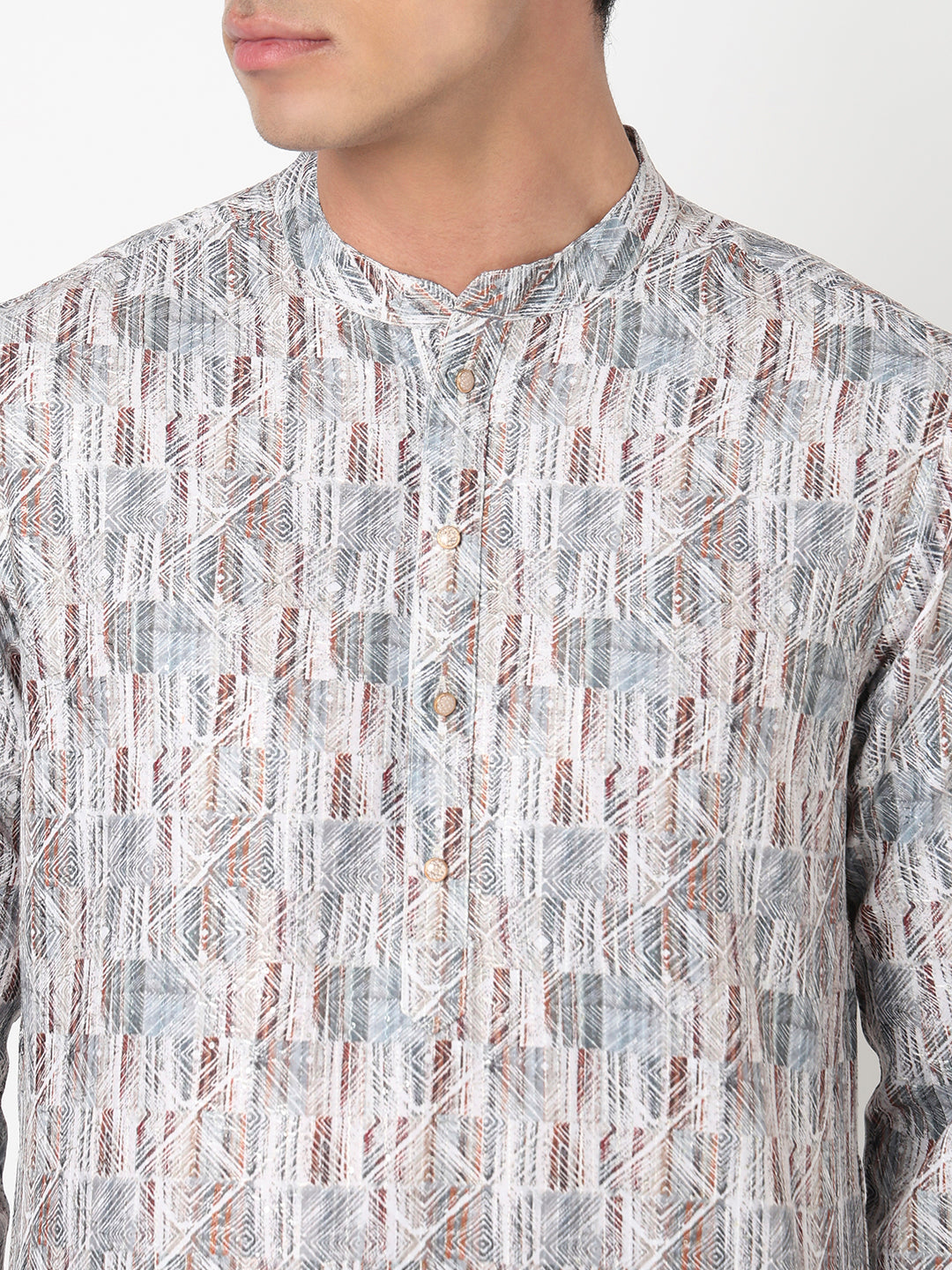 Digital Printed Straight Long Kurta