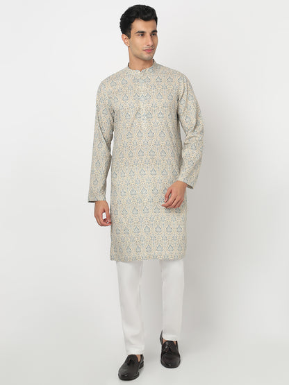 Digital Printed Straight Kurta