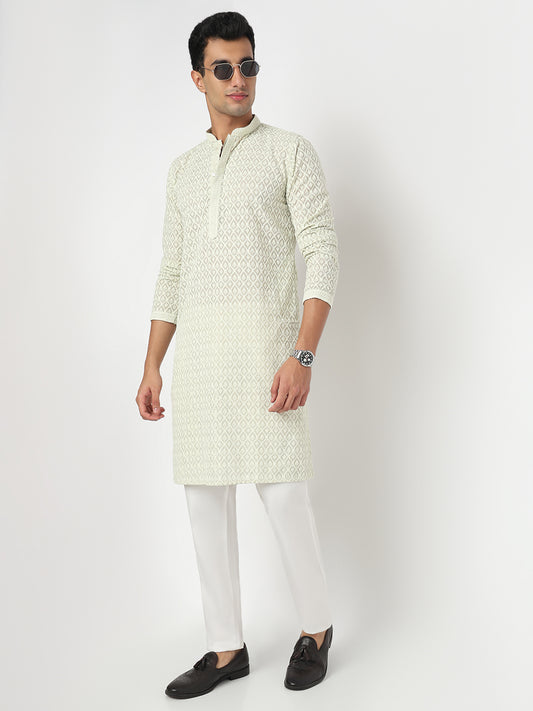 Embroidered Straight Kurta