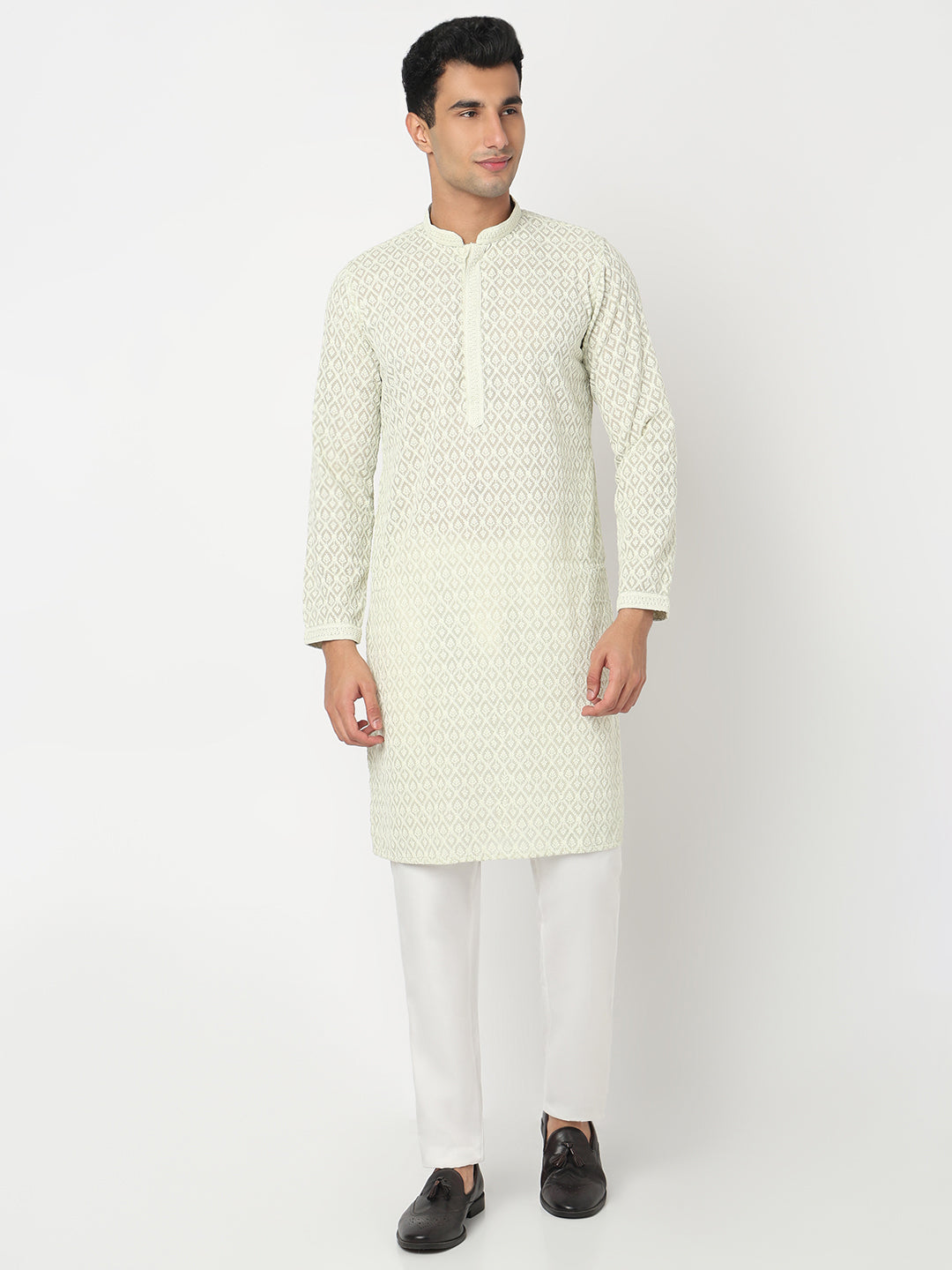 Embroidered Straight Kurta