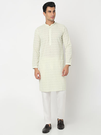 Embroidered Straight Kurta