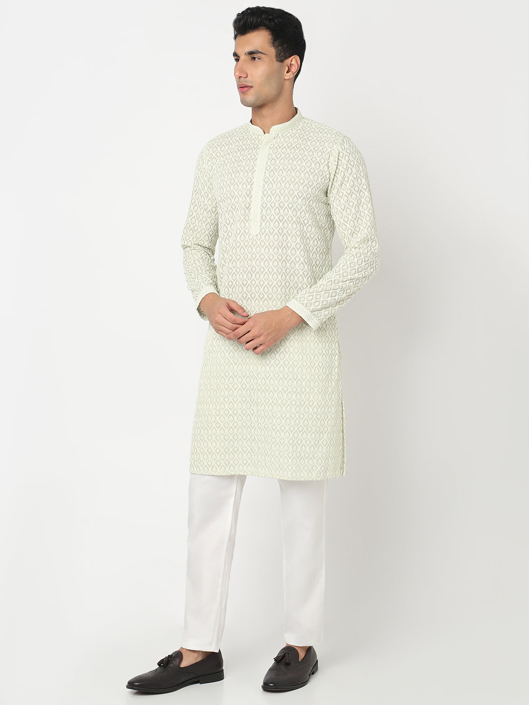 Embroidered Straight Kurta