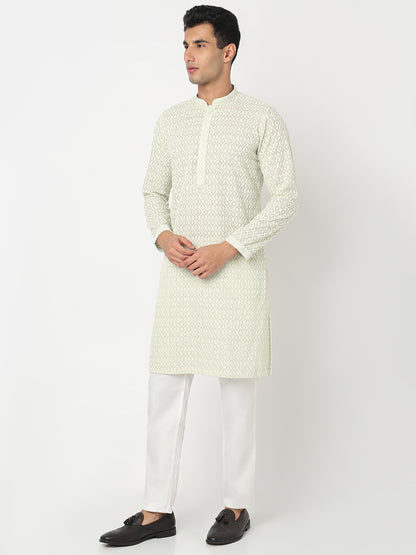 Embroidered Straight Kurta