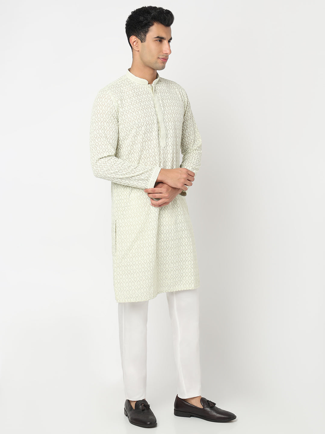 Embroidered Straight Kurta