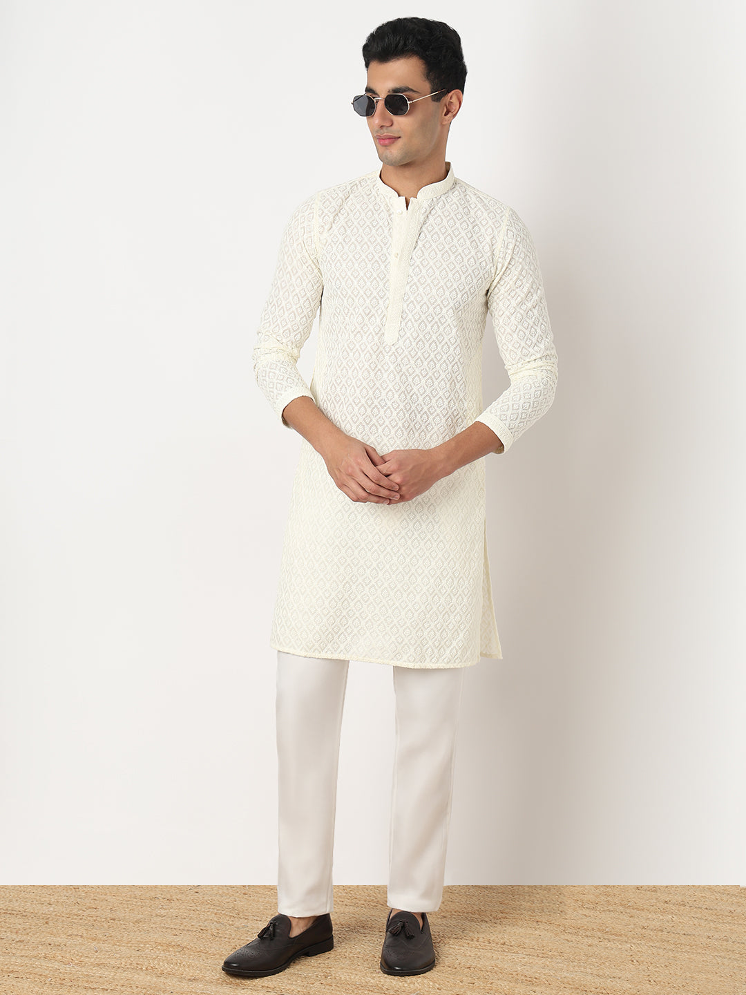Embroidered Straight Kurta
