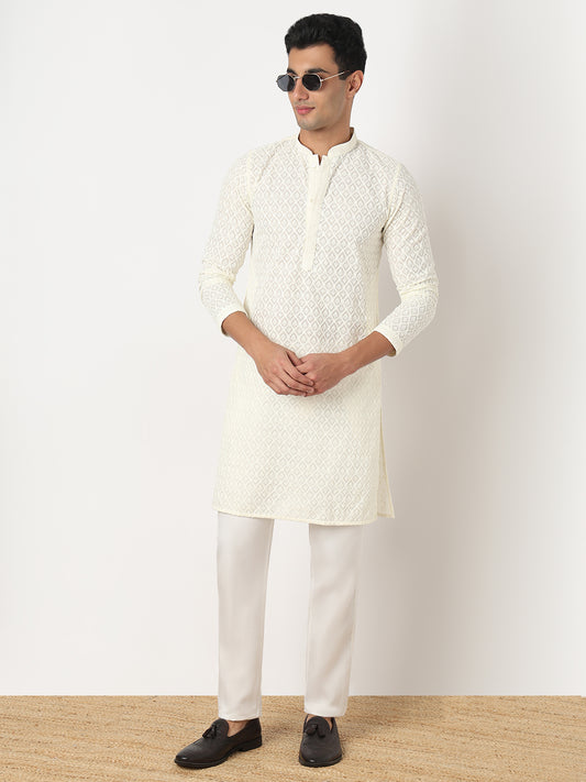 Embroidered Straight Kurta