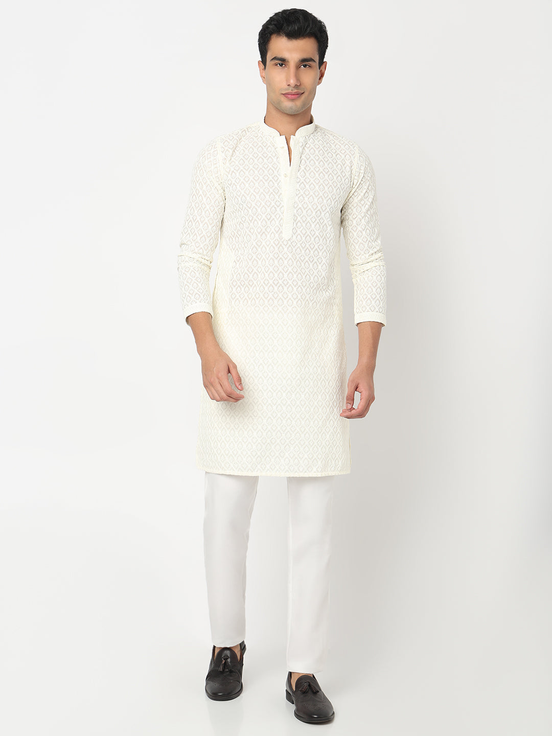 Embroidered Straight Kurta