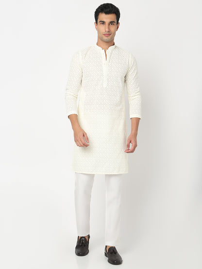 Embroidered Straight Kurta