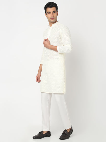 Embroidered Straight Kurta