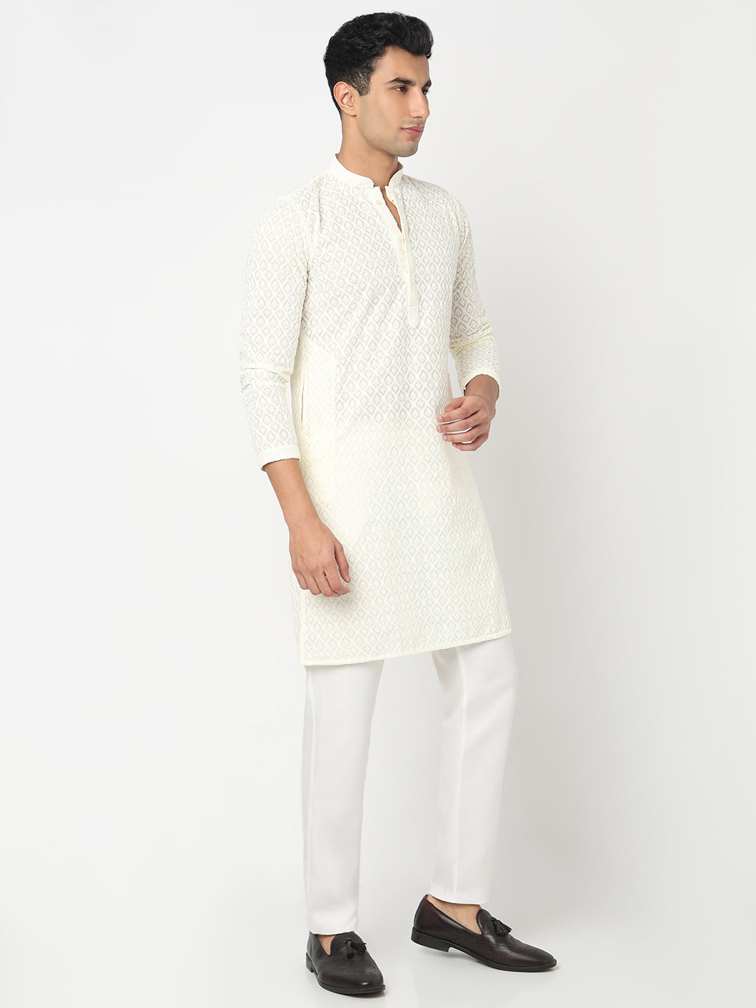 Embroidered Straight Kurta