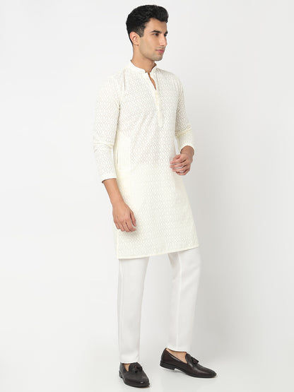 Embroidered Straight Kurta
