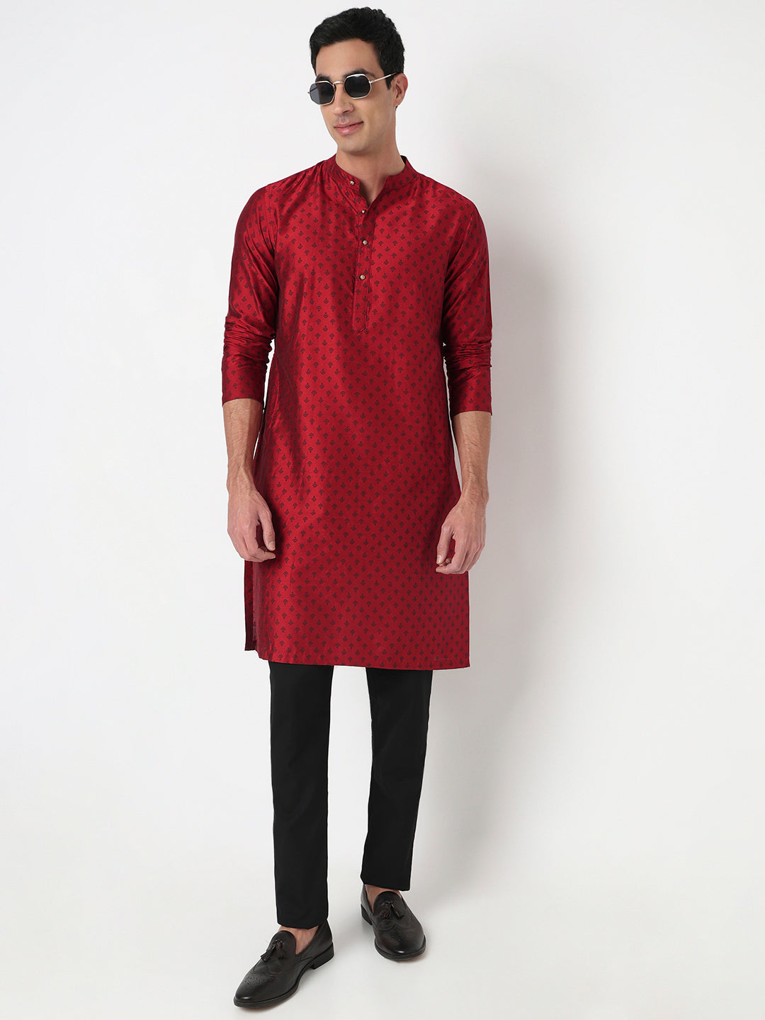 Printed Straight Long Kurta