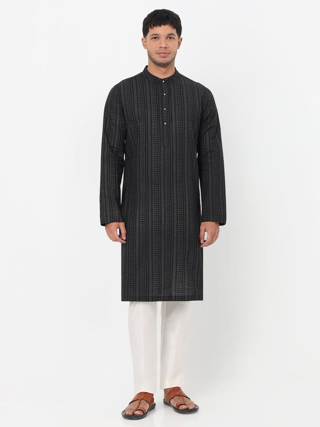Printed Straight Long Kurta