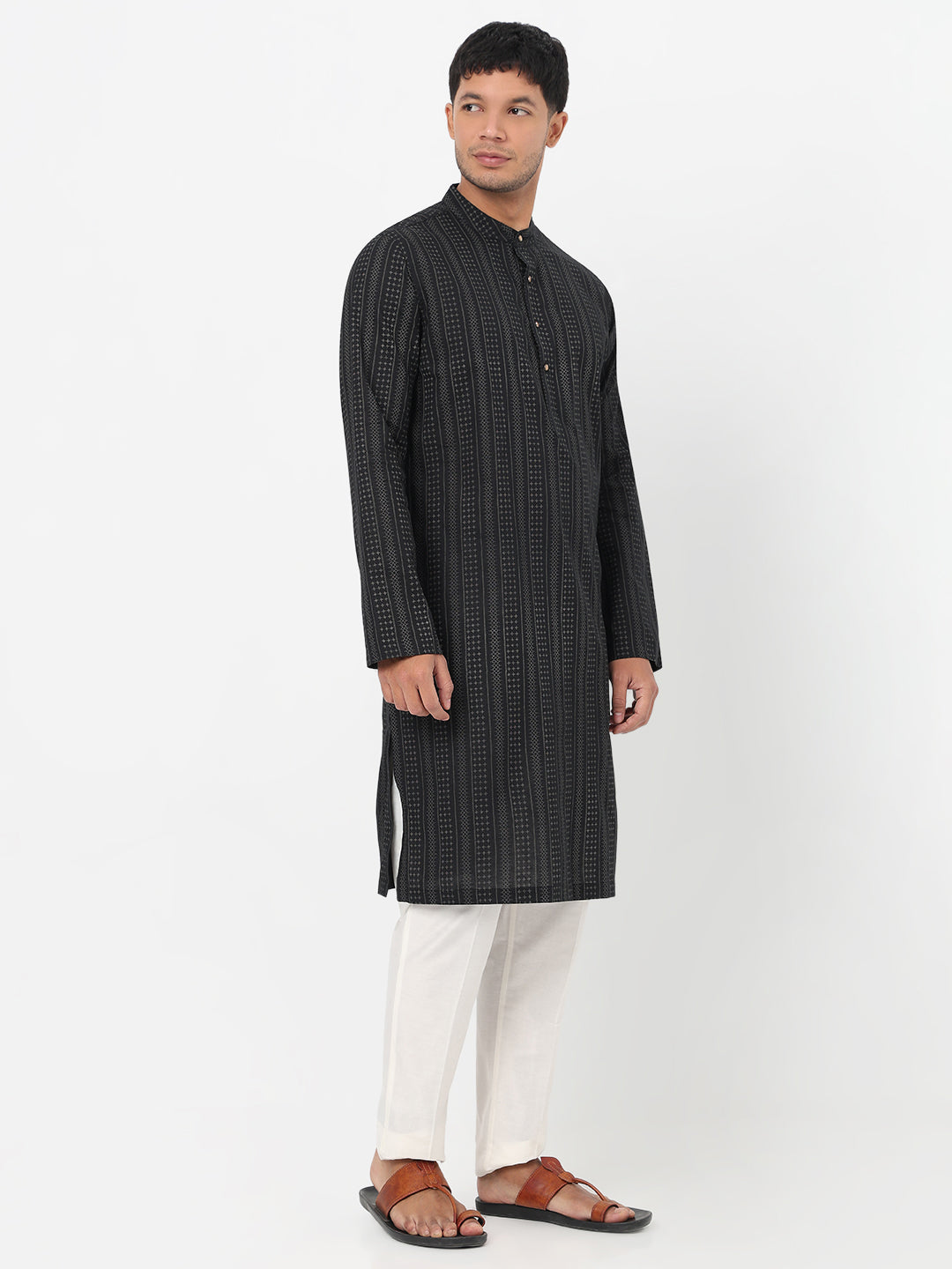 Printed Straight Long Kurta
