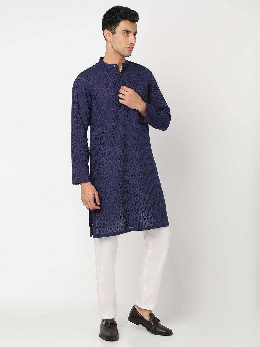Cotton Lapet Straight Kurta