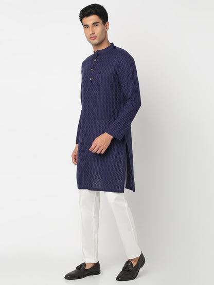 Cotton Lapet Straight Kurta