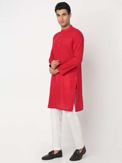 Cotton Lapet Straight Kurta