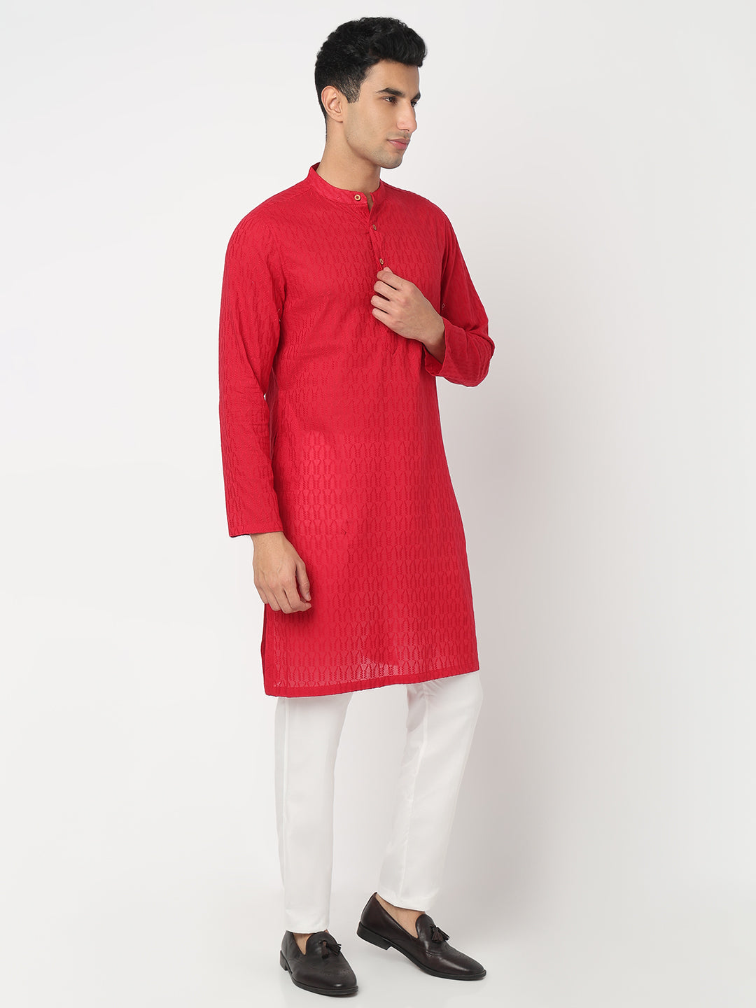 Cotton Lapet Straight Kurta