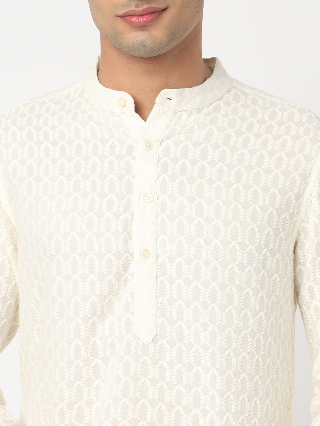 Cotton Lapet Straight Kurta