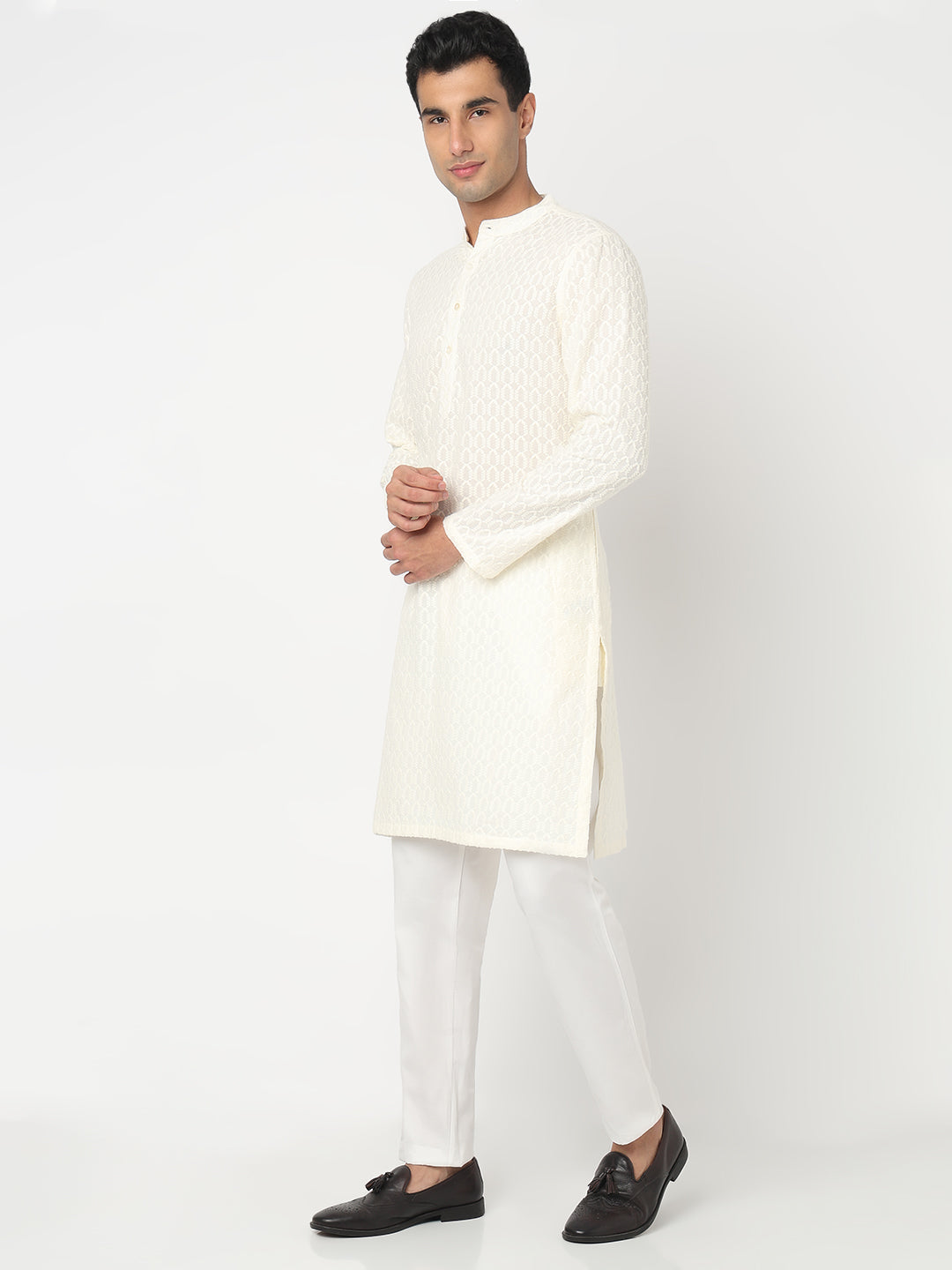 Cotton Lapet Straight Kurta