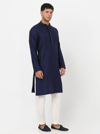 Jacquard Straight Long Kurta