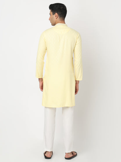 Jacquard Straight Kurta