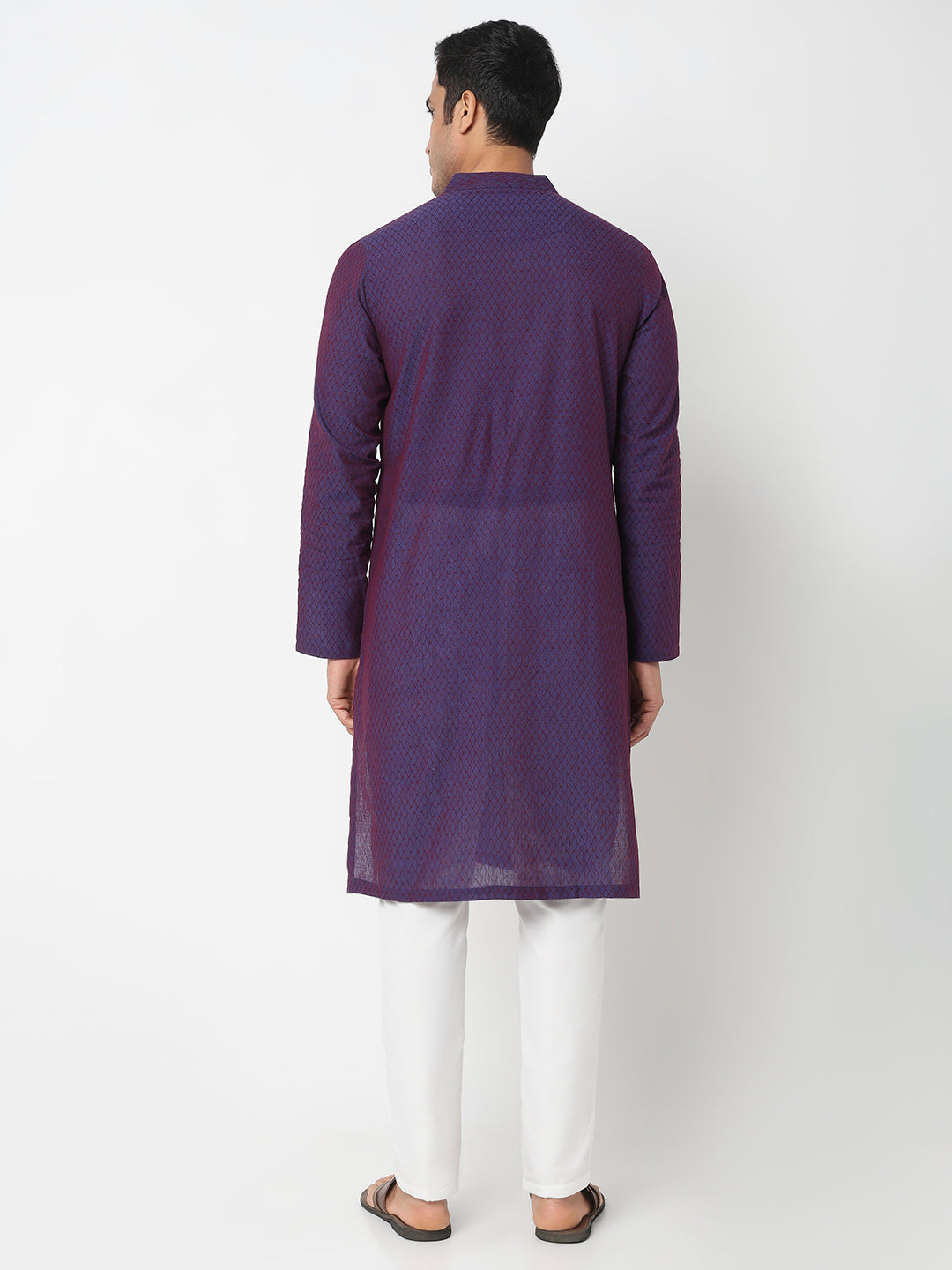 Straight Yarn Dyed Long Kurta