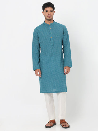 Structured Straight Long Kurta