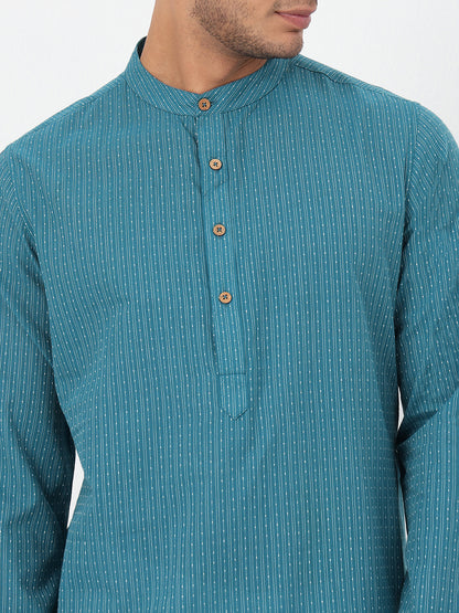 Structured Straight Long Kurta