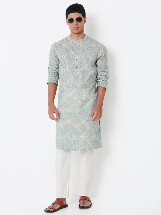 Digital Printed Straight Long Kurta