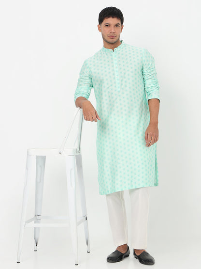 Printed Straight Long Kurta