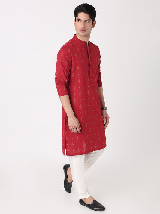 Printed Straight Long Kurta