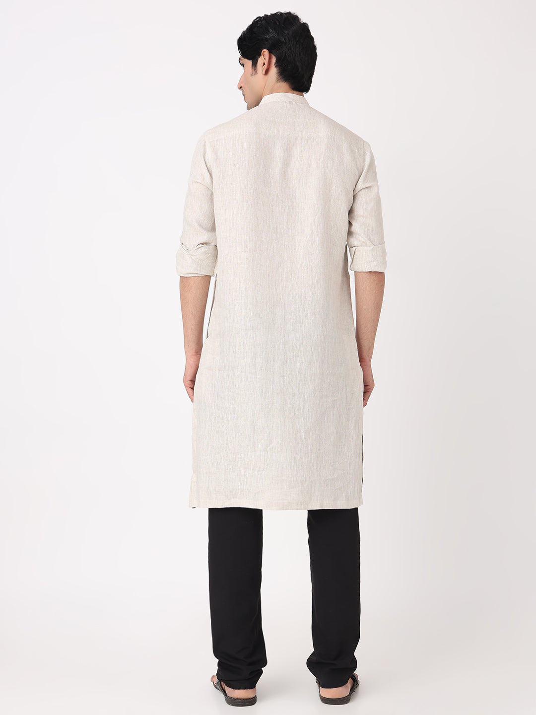 Solid Straight Long Kurta