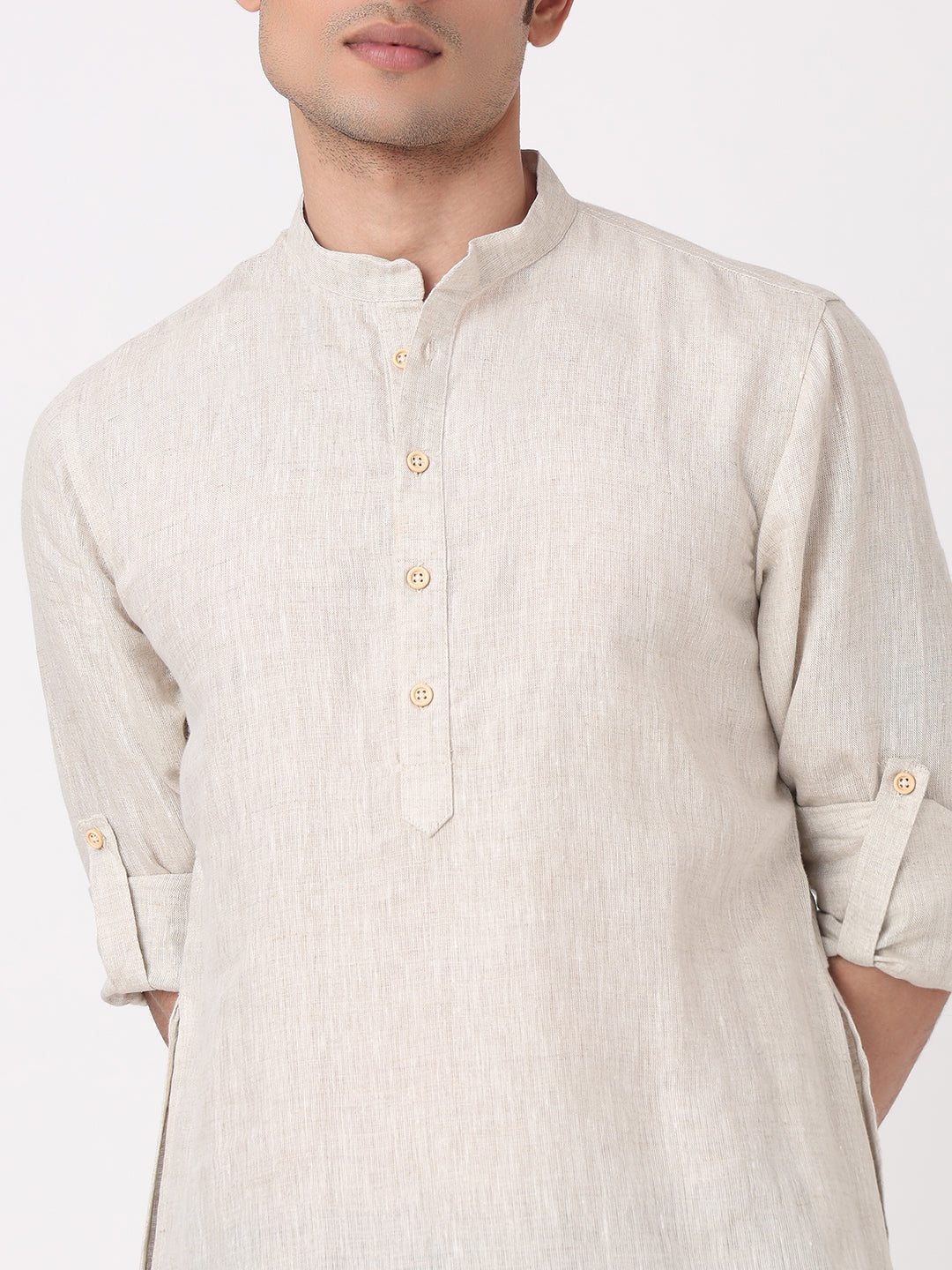 Solid Straight Long Kurta