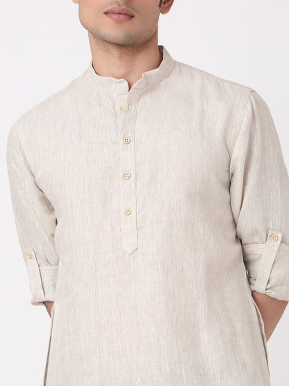 Solid Straight Long Kurta