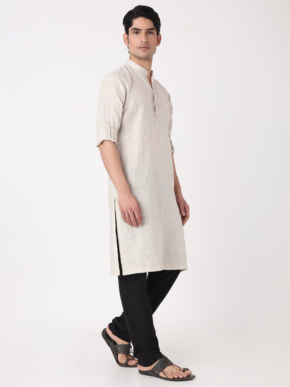 Solid Straight Long Kurta