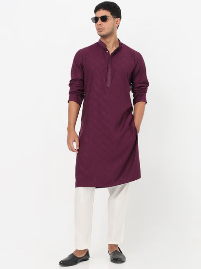 Jacquard Long Kurta