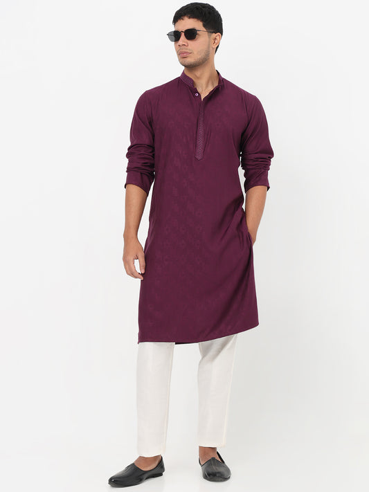 Jacquard Long Kurta