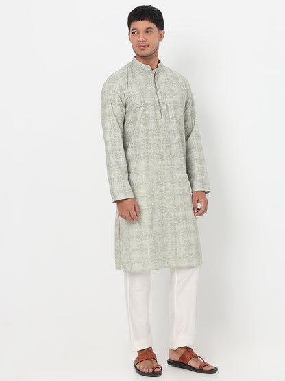 Digi Schiffli Long Kurta