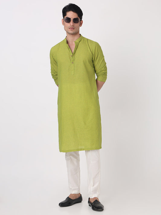 Yarn Dyed Straight Long Kurta