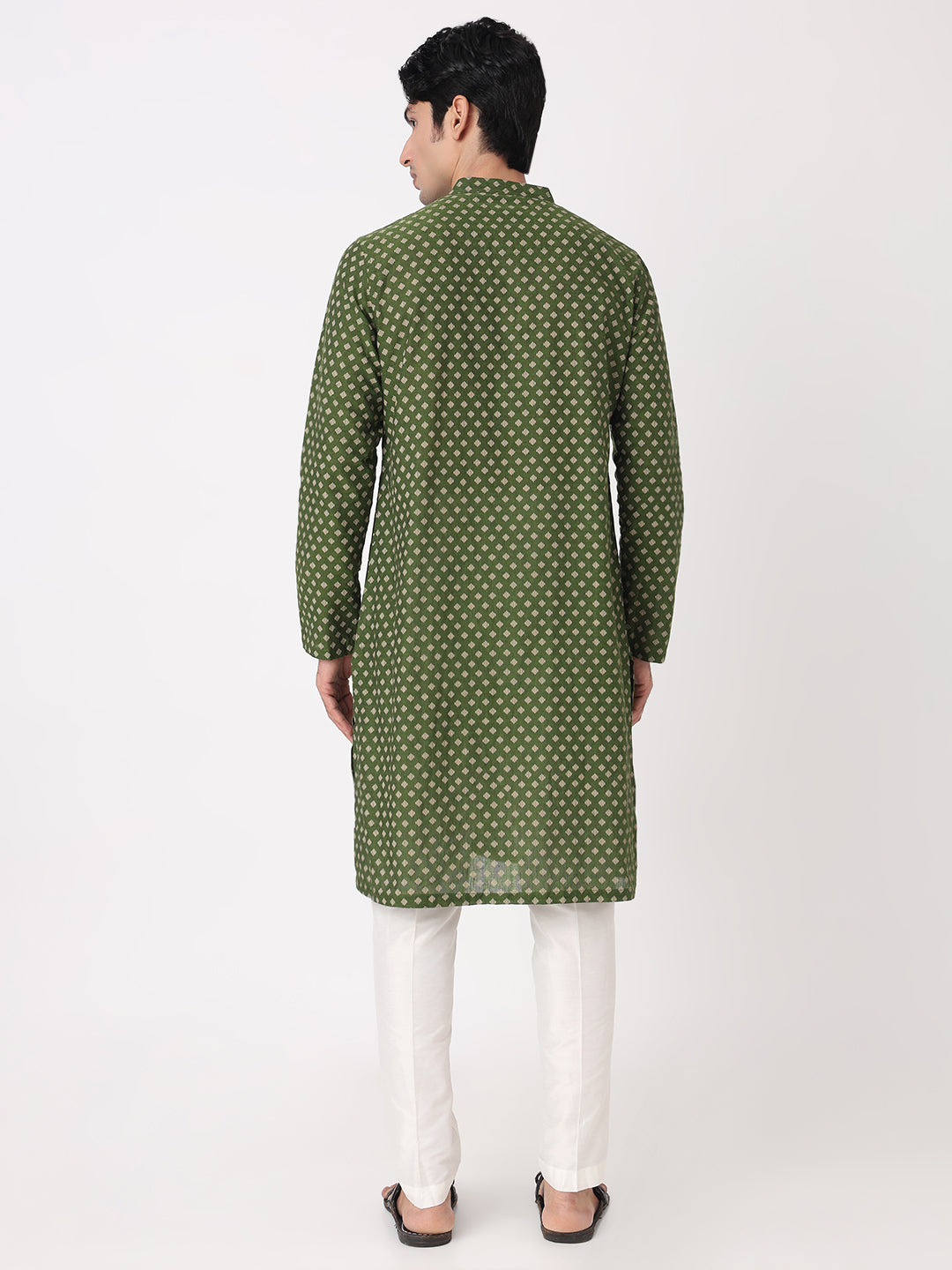 Yarn Dyed Straight Long Kurta