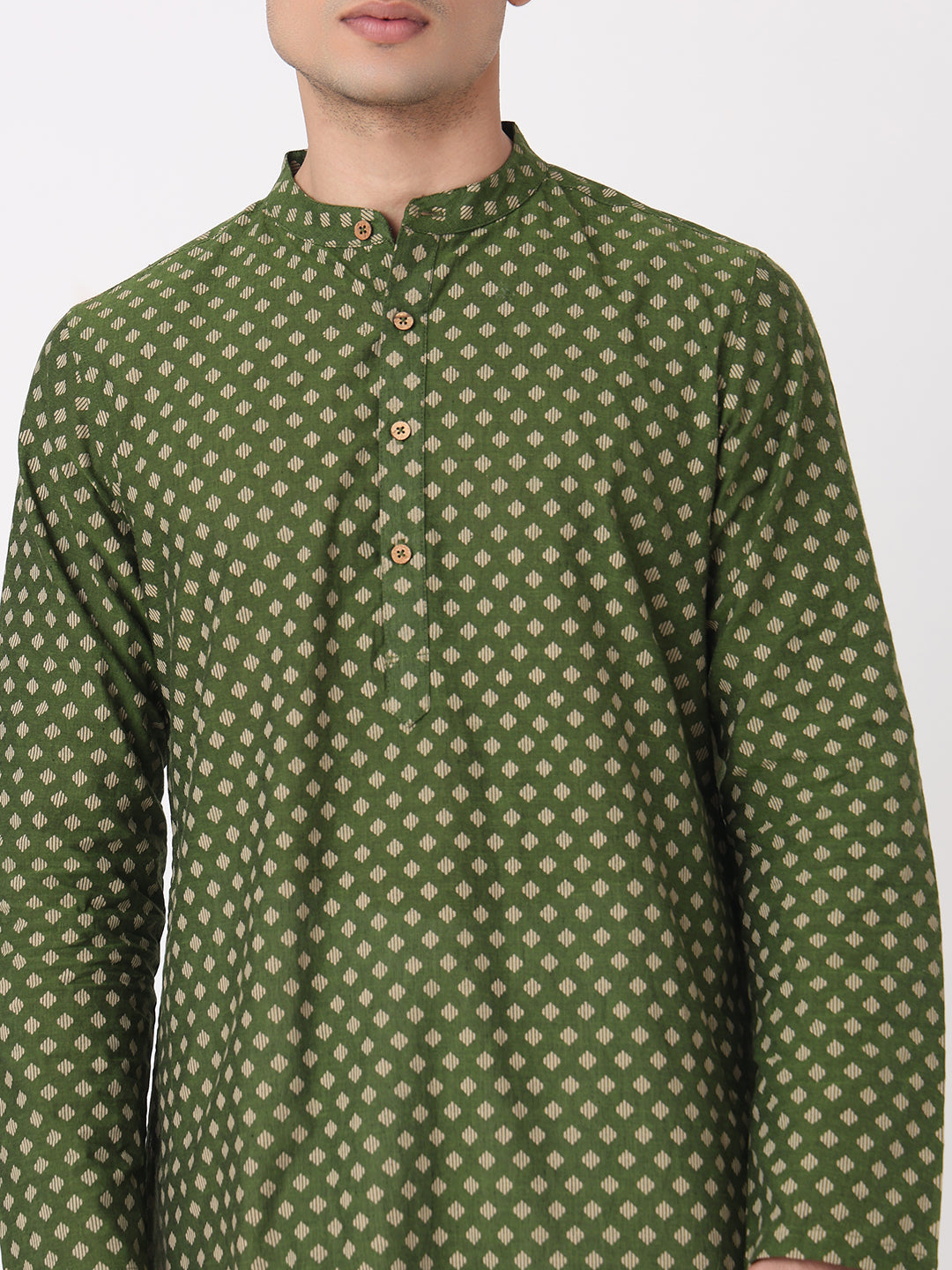 Yarn Dyed Straight Long Kurta