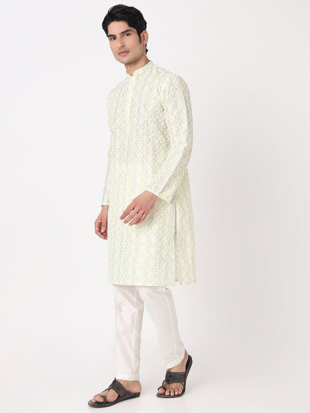 Embroidered Straight Kurta