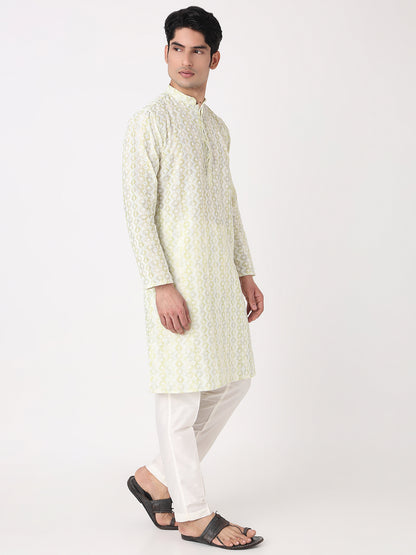 Embroidered Straight Kurta