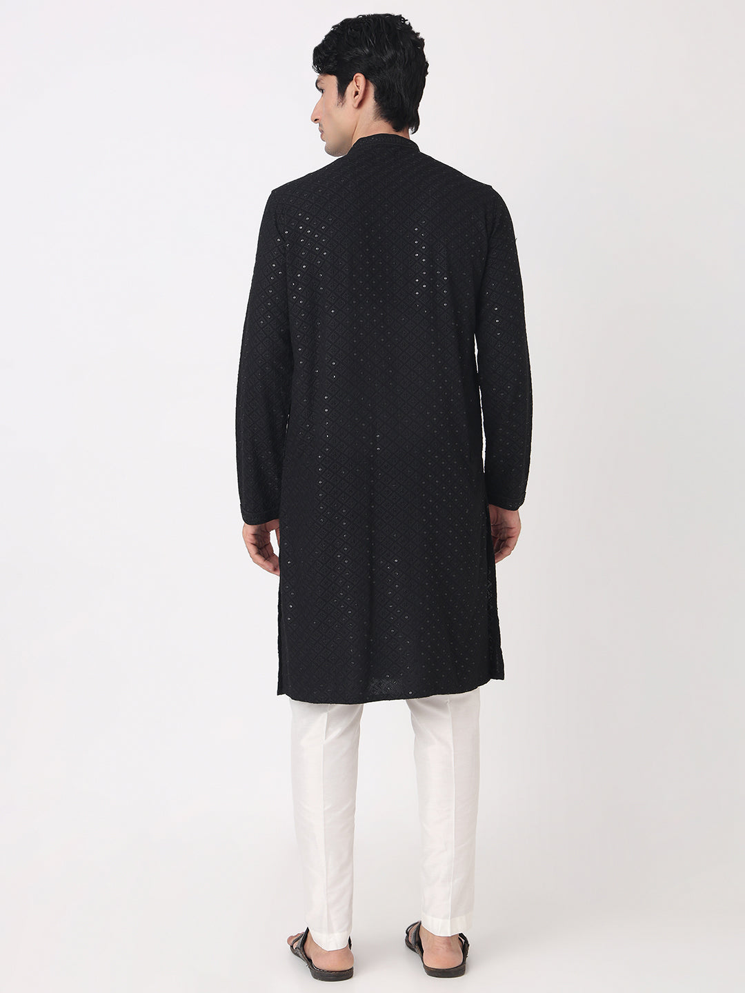Embellished Straight Long Kurta