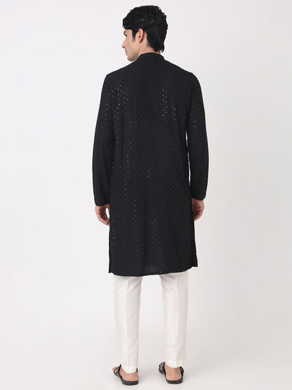 Embellished Straight Long Kurta