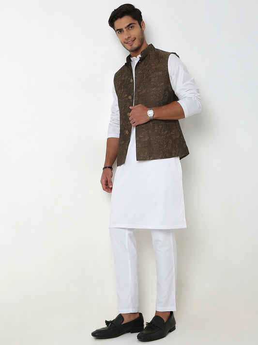 Regular Fit Jacquard Jacket