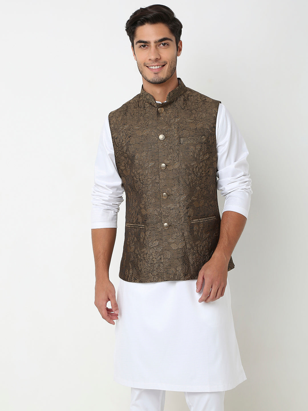 Regular Fit Jacquard Jacket