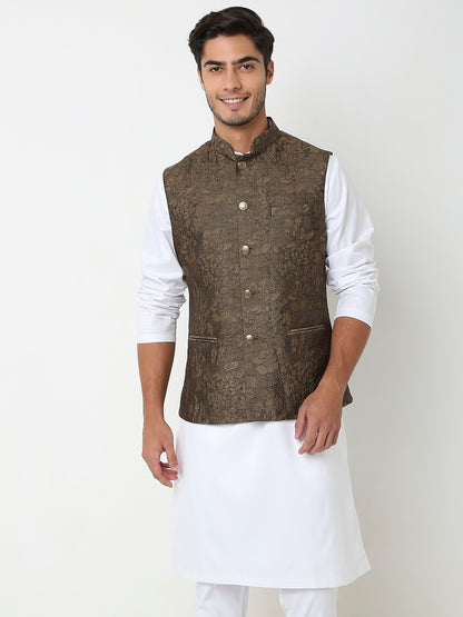 Regular Fit Jacquard Jacket