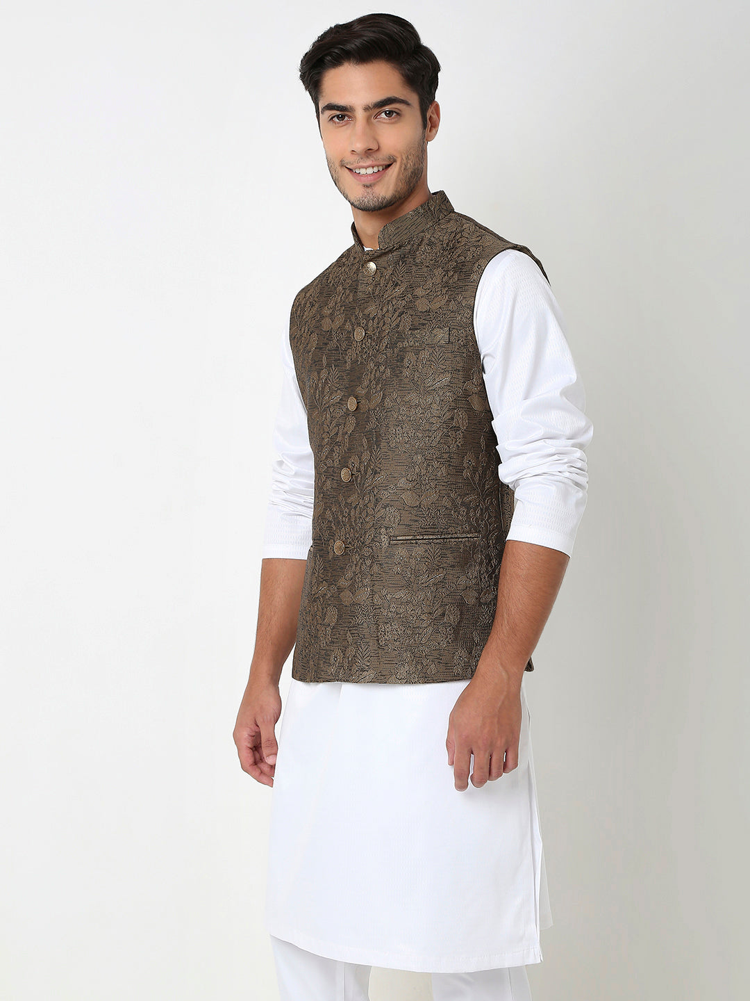 Regular Fit Jacquard Jacket